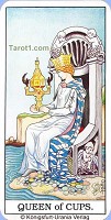 Queen of Cups Tarot card meaning