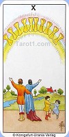 Ten of Cups Tarot card meaning