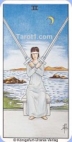 Two of Swords Tarot card meaning