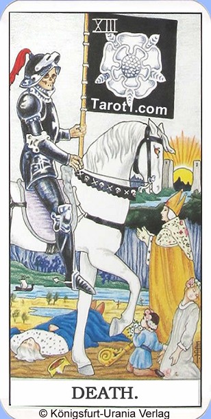 Daily Tarot card today Death, Waite Tarot