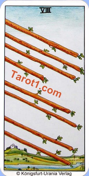 Today's Taurus Horoscope Eight of Wands