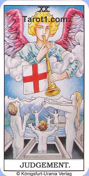 Daily Tarot card today Judgement, Waite Tarot