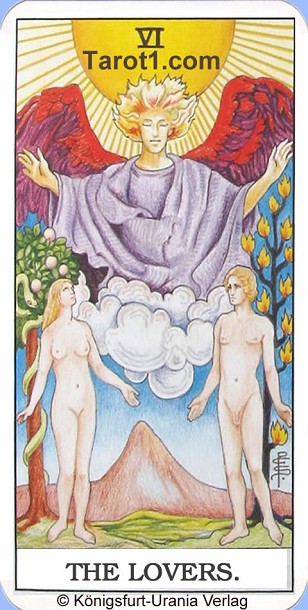 Meaning of the Lovers from Rider Waite Tarot