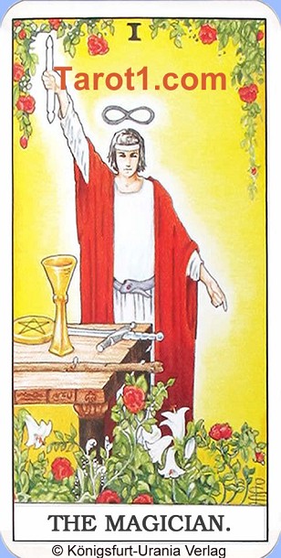 Daily Tarot card tomorrow the Magician, Waite Tarot