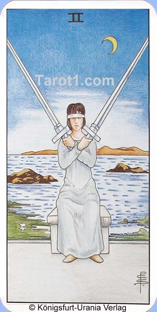 Meaning of Two of Swords from Rider Waite Tarot