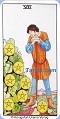 Seven of Pentacles Tarot card meaning