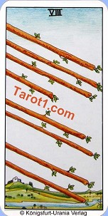 Eight of Wands horoscope in twenty eight days 