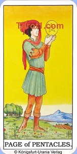 Page of Pentacles horoscope for tomorrow 