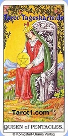 Queen of Pentacles horoscope in six days 