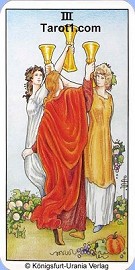 Three of Cups horoscope in four days 