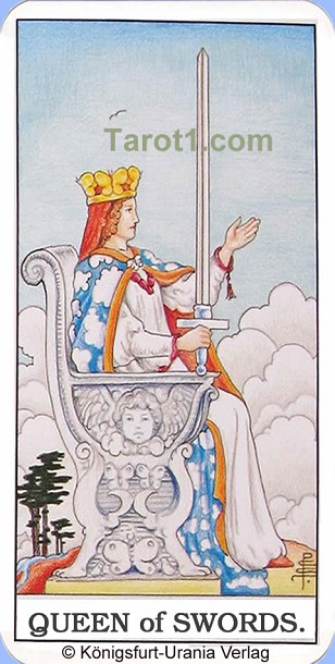 Meaning of Queen of Swords from Rider Waite Tarot