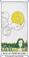 As of Pentacles Tarot card meaning