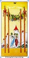Four of Wands Tarot card meaning