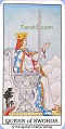 Queen of Swords Tarot card meaning